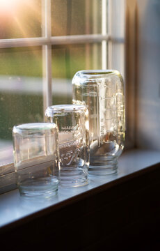 Glass jars 