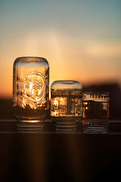 Glass jars 