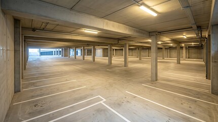 Obraz premium underground parking garage