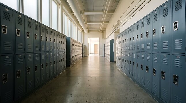 locker room in a row