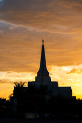 Fototapeta premium The lds temple in Gilbert Arizona 