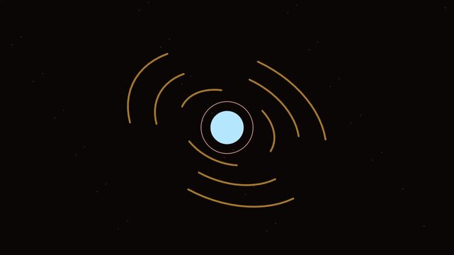 Astrophysics Gravitational Lensing Einstein Ring Galaxy Warp 4K Loop