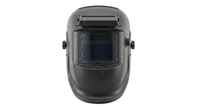 Professional welding mask with auto-darkening lens for eye protection