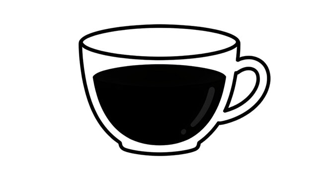 Coffee, cup, mug, tea, espresso, americano, hot-beverage, cafe-icon, coffee-cup-icon, drink-outline, simple-mug, line-drawing, cafe-menu-symbol, hot-tea, beverage-vector