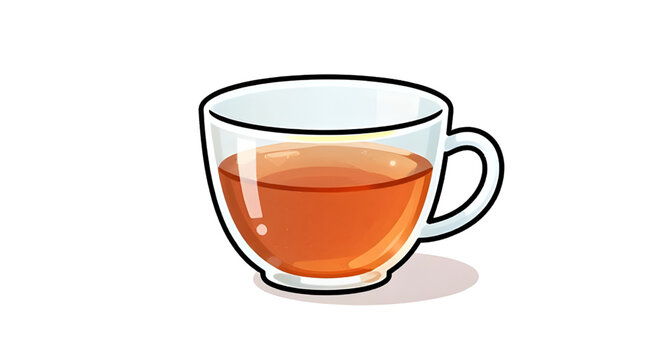 Tea, cup, glass, mug, beverage, hot-drink, glass-tea-cup, herbal-tea, black-tea, green-tea, amber-liquid, hot-beverage, transparent-glass, cozy-drink, cafe-illustration