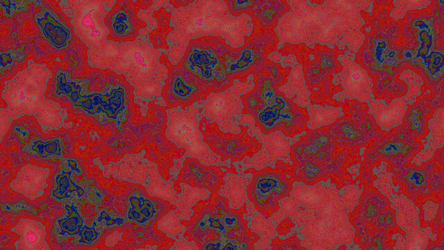 Abstract red and blue organic cell pattern texture