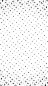 Tiny four-point sparkles form a flowing black and white grid with concentrated edges and a lighter center, creating an elegant abstract background for seasonal design.