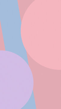 Soft overlapping curves in blush, powder blue, and lavender create a calm abstract composition, ideal for contemporary branding, invitations, wellness themes, and editorial layouts.