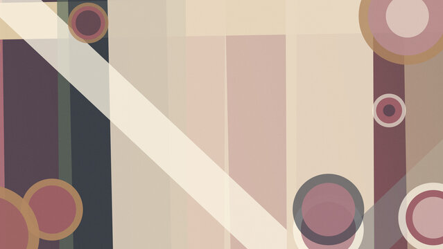 A sophisticated arrangement of cream, taupe, charcoal, mauve, and dusty rose bands creates a refined vintage-inspired texture for print, fashion, or interior design.