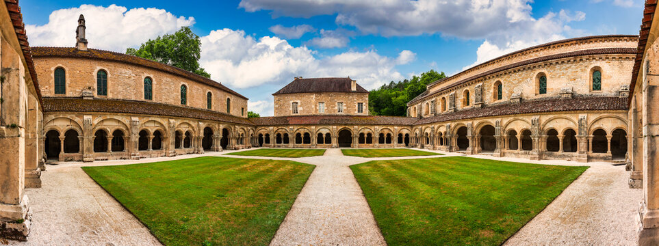 Abbey of Fontenay, located in the C&ocirc;te‑d&rsquo;Or department of the Bourgogne‑Franche‑Comt&eacute; region in France, is a UNESCO Cistercian monastery known for its Romanesque architecture.