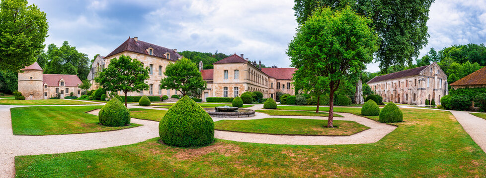 Abbey of Fontenay, located in the C&ocirc;te‑d&rsquo;Or department of the Bourgogne‑Franche‑Comt&eacute; region in France, is a UNESCO Cistercian monastery known for its Romanesque architecture.