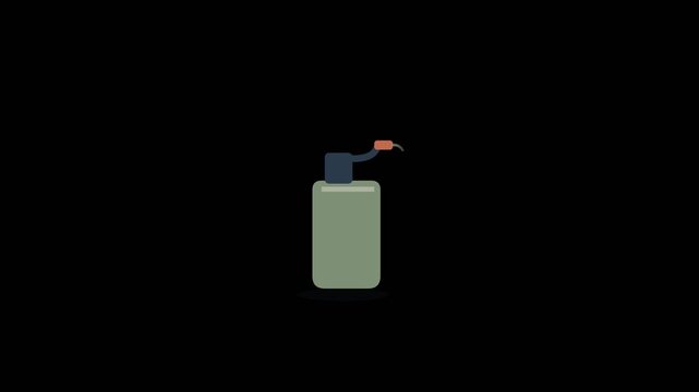 Spray Bottle Trigger Mist Animatio