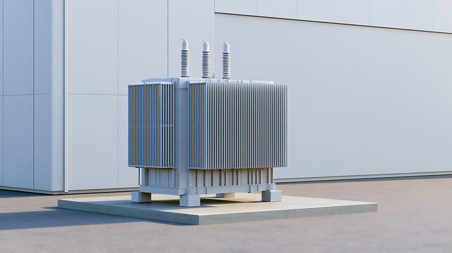 Industrial power transformer equipment station exterior structure electricity distribution subgrid voltage current technology system supply grid