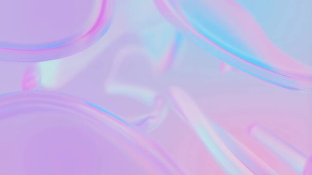 Soft pink, lavender, blue, and cyan fluid forms flow across a full-frame abstract background. Presentation backdrops, website headers, and social media design.