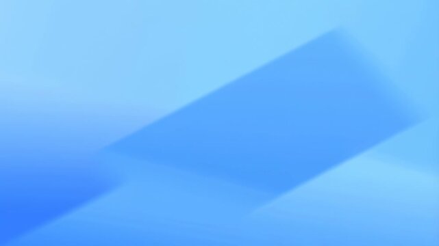 Intentionally blurred soft blue geometric forms drift across an abstract gradient field. Website headers, technology branding, and corporate communication.