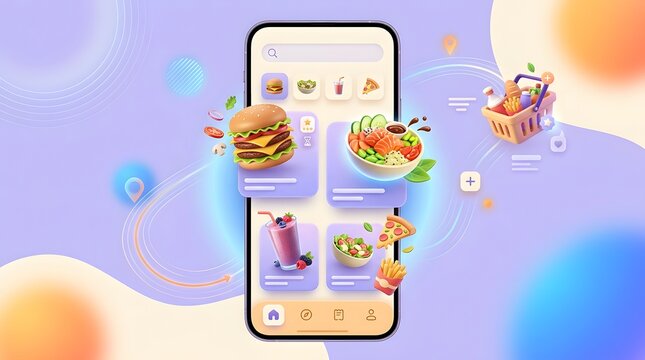 Modern food delivery app ui ux design seamless ordering fast delivery and user friendly mobile experience