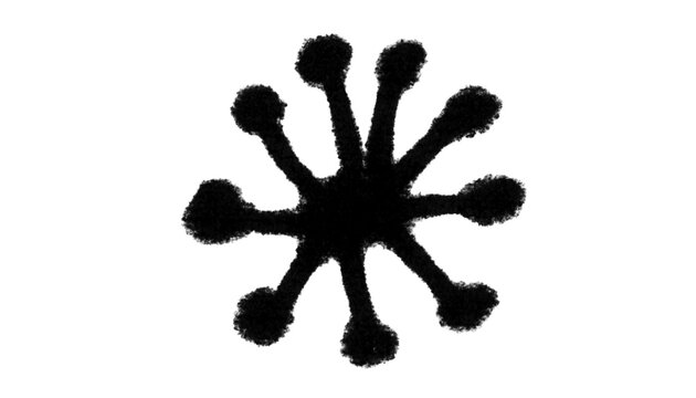 Hand-Drawn Spiky Radiating Shape Doodle Brush Set for Photoshop & Illustrator