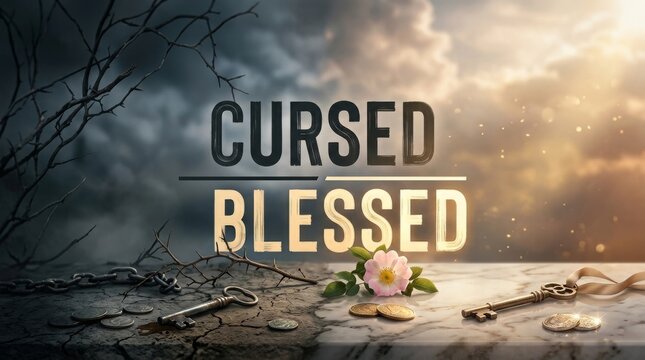 Cursed Blessed Contrast Spiritual Darkness and Redemption