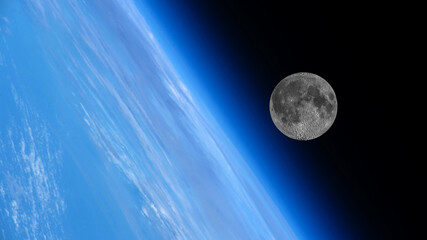earth/moon © allen