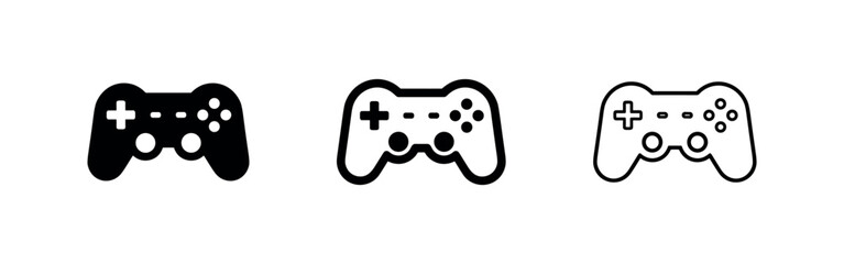 Gamepad Controller Icons for Gaming and Video Games © liubomir118809