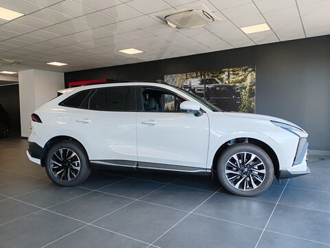 Rome, Italy &ndash; September 10, 2026: the EVO 6, a mid-sized crossover SUV marketed by the Italian group DR Automobiles under its subsidiary brand, EVO.