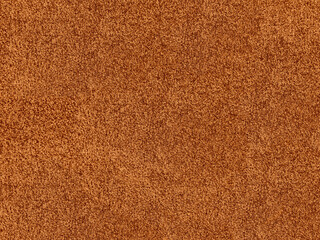 Orange, Detailed textile carpet texture background showing woven plush fabric fibers pattern structure for interior design backdrop material © Ian