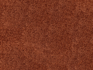 Brown, Detailed textile carpet texture background showing woven plush fabric fibers pattern structure for interior design backdrop material © Ian