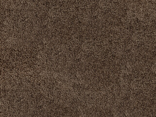 Brown, Detailed textile carpet texture background showing woven plush fabric fibers pattern structure for interior design backdrop material © Ian