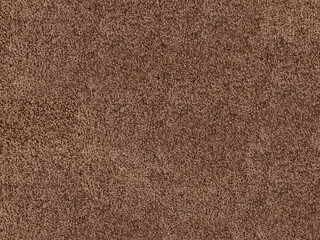 Brown, Detailed textile carpet texture background showing woven plush fabric fibers pattern structure for interior design backdrop material © Ian