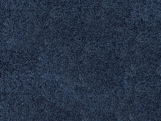 Blue, Detailed textile carpet texture background showing woven plush fabric fibers pattern structure for interior design backdrop material © Ian