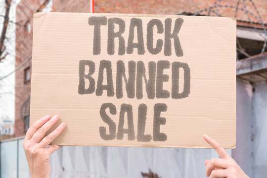 "Track Banned Sale" Music created by AI cannot legally be bought or distributed. BANNED. SALE. DISTRIBUTION. LEGAL. ILLEGAL.