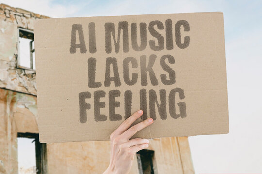 "AI Music Lacks Feeling" Machine compositions miss emotional resonance. SOUL. AUTHENTICITY. HOLLOW. EMPTY. MECHANICAL.
