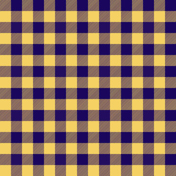 Gingham seamless patterns, Christmas doodle check and grid seamless vector pattern