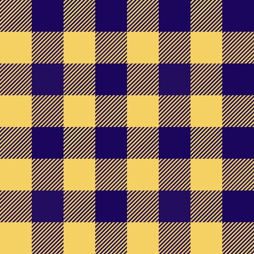 Gingham seamless patterns, Christmas doodle check and grid seamless vector pattern