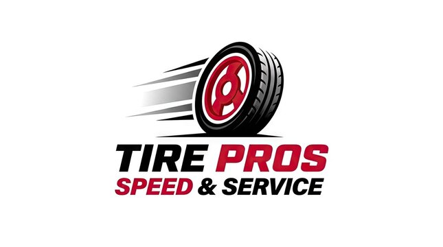 Automotive tire service and speed shop brand logo.