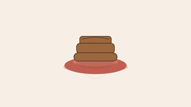 Animated brown poop emojis rotating