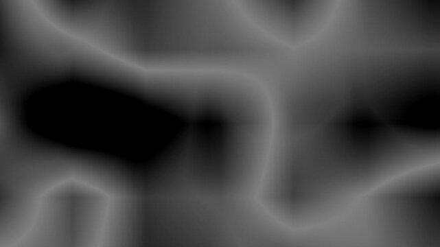 Abstract black white gradient smoke fluid motion dark moody background featuring a smooth monochromatic transition for cinematic overlays.