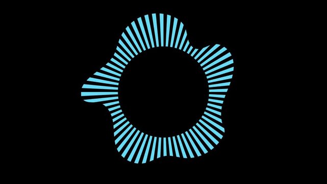 Circular Geometric Ring Animation Motion Graphic