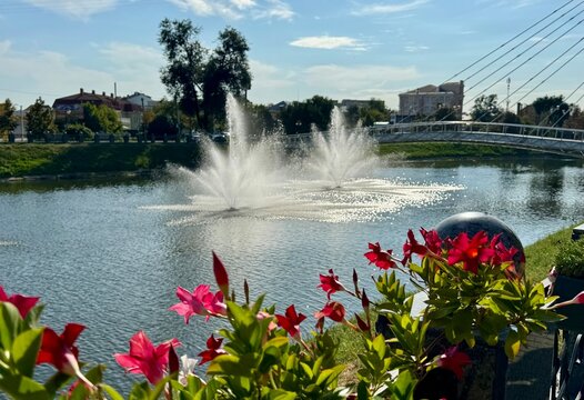 fountain in the park