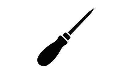 Fototapeta premium Vector illustration of screwdriver icon on a transparent background
