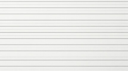 Fototapeta premium Blank white paper with horizontal black lines for writing notes or messages.
