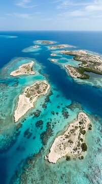 Farasan Islands Saudi Arabia Coral Aerial Turquoise Red Sea Pristine