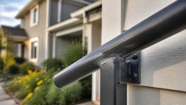 Community Land Trust Housing - repaired accessible handrail at home
