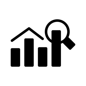 Analytics Icon Vector Symbol Design Illustration