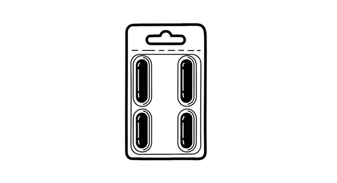 Battery pack with four AA batteries.