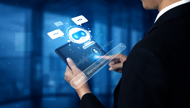 AI assistant with voice chat interface, combining smart chatbot, voice command, and AI-powered control search tools. Agentic AI assistant helps users search and chat naturally. Spline