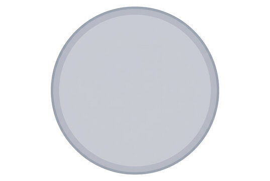 Ein minimalistischer, hellgrauer Kreis mit einem subtilen dunkleren Rand auf einem rein wei&szlig;en Hintergrund, ideal als grafisches Element f&uuml;r modernes Design und Layouts.