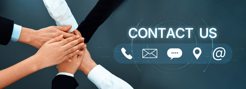 A set of communication methods for customer service. Includes contact information for phone, email, chat, and physical address for user support and inquiries. Fermion