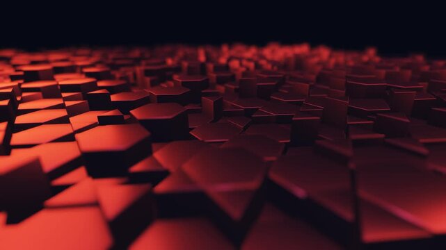 A dynamic 3D render of a smartphone with motion effects on a vibrant geometric background.