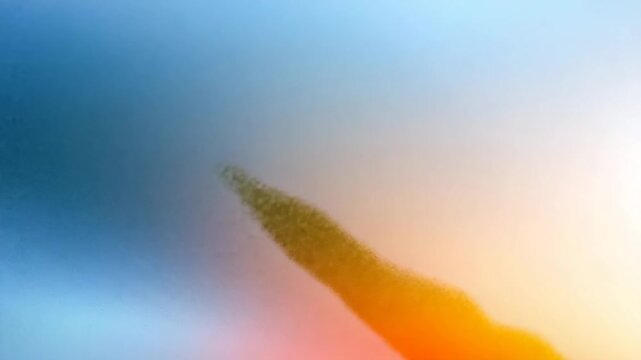 Blue To Ivory Gradient Abstract Background Video